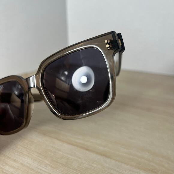 RAEN West Ghost Sunglasses Translucent Brown 55-19-145 Gray Lenses - Picture 10 of 15